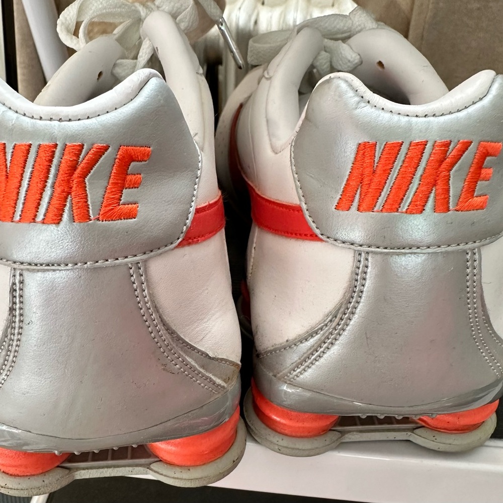 Nike Kids Sneakers - Silver and Orange